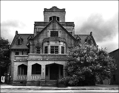 gray 3-storey house near tree thumbnail