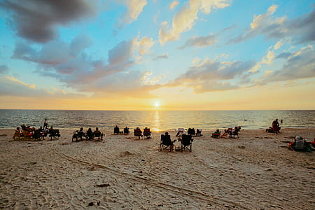 sea, dawn, sky, sunset thumbnail