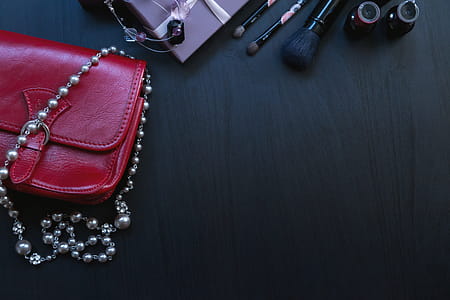 Girls table with cosmetics and handbag thumbnail