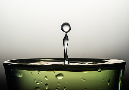 shallow focus photography of water drop thumbnail