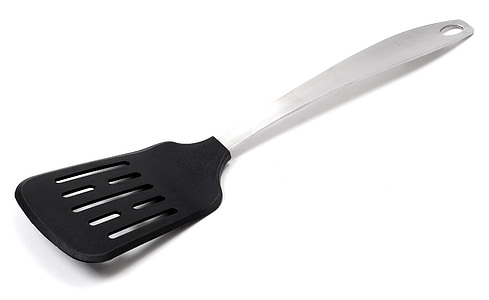 black and silver slated ladle thumbnail
