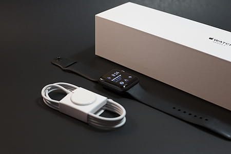 Apple Watch Beside White Box thumbnail
