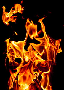 red flame on black background thumbnail