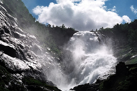 waterfalls and white cloud thumbnail