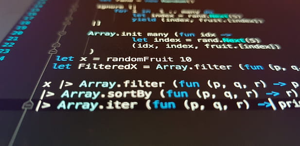 computer monitor showing IDE thumbnail