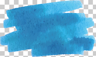 Paintbrush Adobe Illustrator, Blue doodle brush, blue color PNG clipart