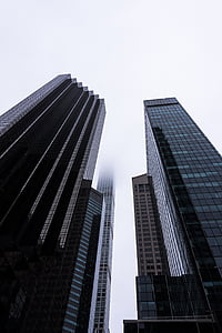 low-angle photography of high-rise buildings at daytime thumbnail