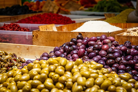 bunch of fruit variety displaying on rack thumbnail