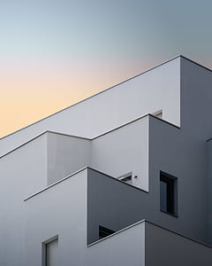 architectural photography of white building thumbnail