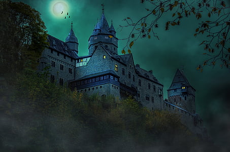 grey and blue concrete castle thumbnail