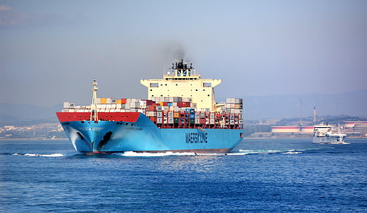 blue cargo ship thumbnail