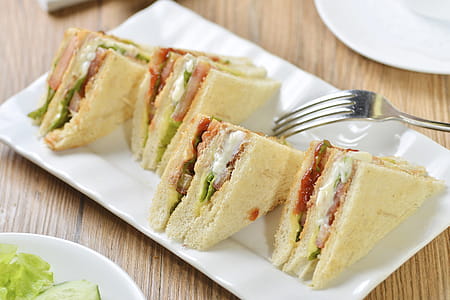 Sandwiches on Plate thumbnail