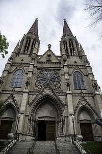 Front View of the Catholic Cathedral in Helena thumbnail