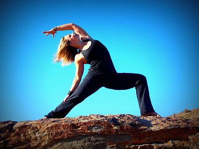 women wearing black tank top and black pajama jeans at day time thumbnail