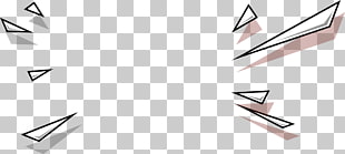 Geometry Triangle Euclidean , Comics Triangle floating geometric alert box, white and black illustration PNG clipart