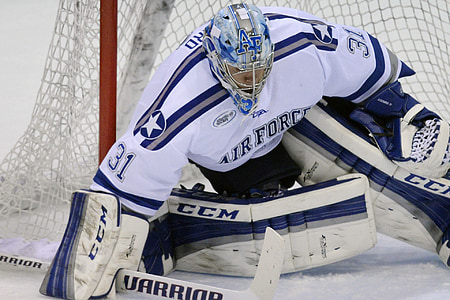 ice hockey gold keeper player thumbnail