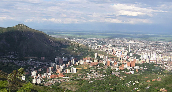 Skyline of Cali taken from Cristo Rey Hill in Colombia thumbnail