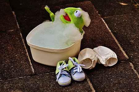 Kermit the frog plush toy covering foam thumbnail