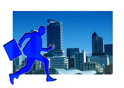 city buildings under clear blue sky thumbnail