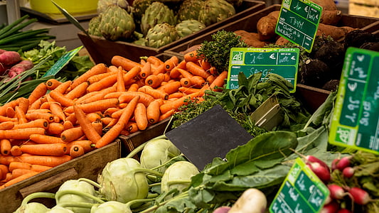 assorted vegetables on boxes thumbnail