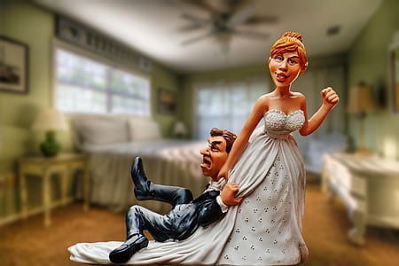 ceramic bride and groom figure thumbnail