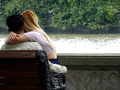 bench, nature, love, people thumbnail