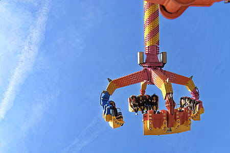 Orange and Yellow Carnival Ride-on thumbnail