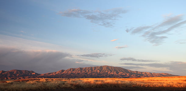 mountains under white sky thumbnail