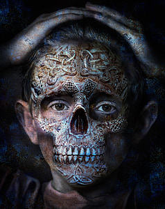 painting of skull thumbnail