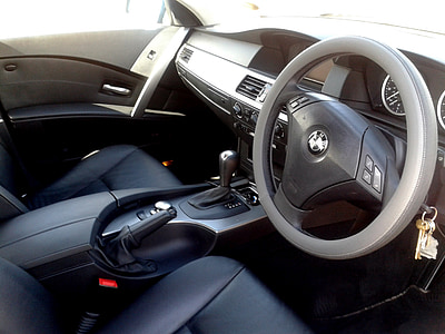 black BMW car dashboard thumbnail