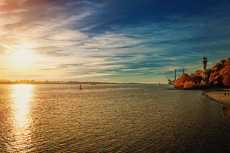 body of water near seashore during daytime thumbnail