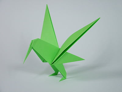 green paper art thumbnail