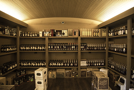Shelves of rare whiskey at Buffalo Trace Distillery thumbnail