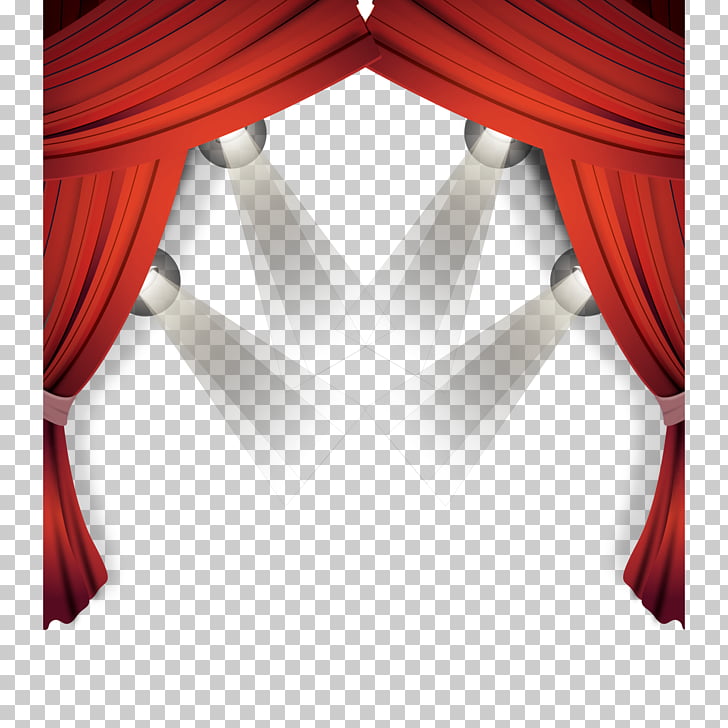 Light Stage Curtain Euclidean Red Red Stage Curtains Red Curtain