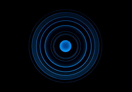 round blue 3D wallpaper thumbnail