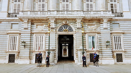 Guards Standing Near Building thumbnail