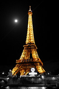 selective color photography of Eiffel Tower, Paris thumbnail