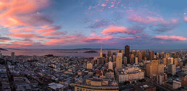 Aerial photography of city thumbnail