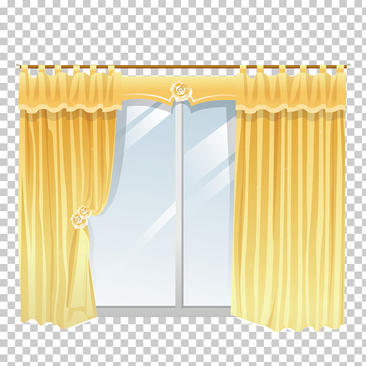 Window Treatment Curtain Bedroom Window Yellow Curtain