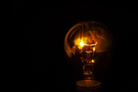 turned on Edison bulb thumbnail