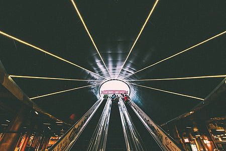 people on escalator thumbnail
