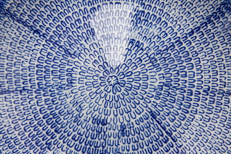 blue and white abstract art thumbnail