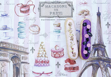 flat lay photography of Macarons De Paris poster thumbnail