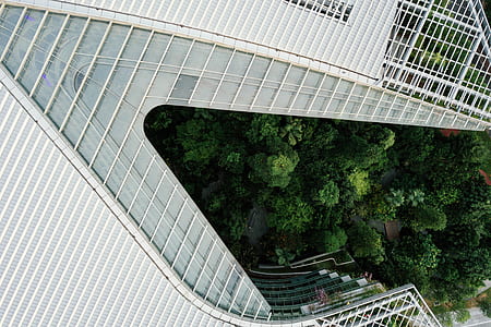 aerial view of white building thumbnail