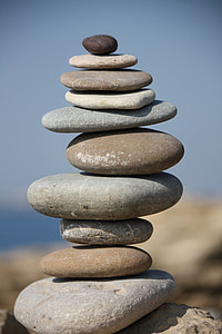 macro shot of stack of pebbles thumbnail