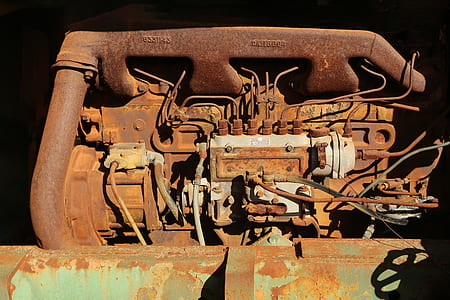 rusted brown vehicle engine thumbnail