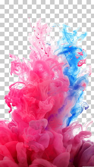 Samsung Galaxy S5 Samsung Galaxy Note 4 HTC One (M8) LG G3 Lock screen, Fresh color dust smoke , pink and blue smoke PNG clipart