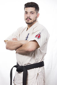 man wearing white karate gi thumbnail