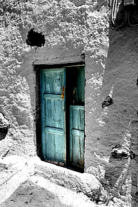 closes gray wooden doors thumbnail