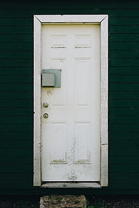 white wooden door thumbnail